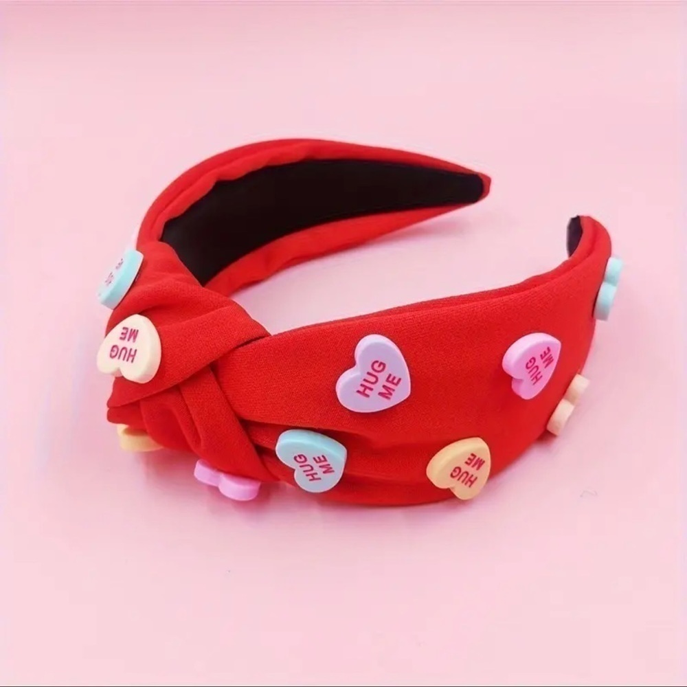 Valentine’s Day Candy Heart Knotter Headband